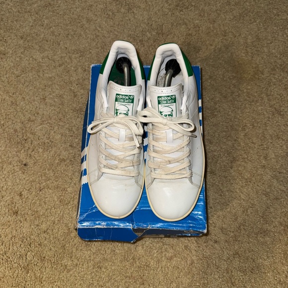 Adidas X Stan Smith Classic White Green Golf Shoes Spikeless - Picture 2 of 5